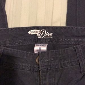 Old Navy Petite Navy Khakis